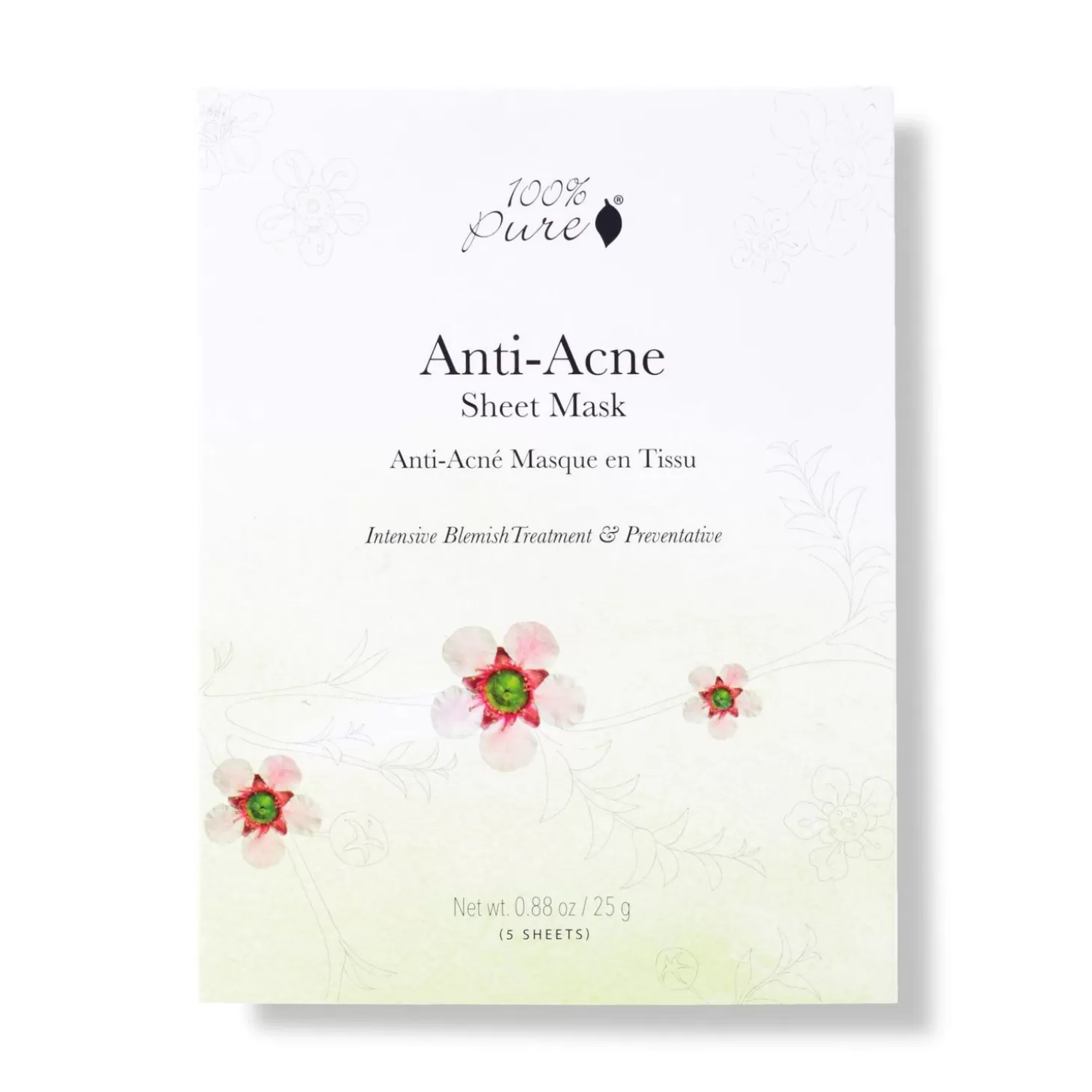 Cheap 100% PURE Anti Acne Sheet Mask