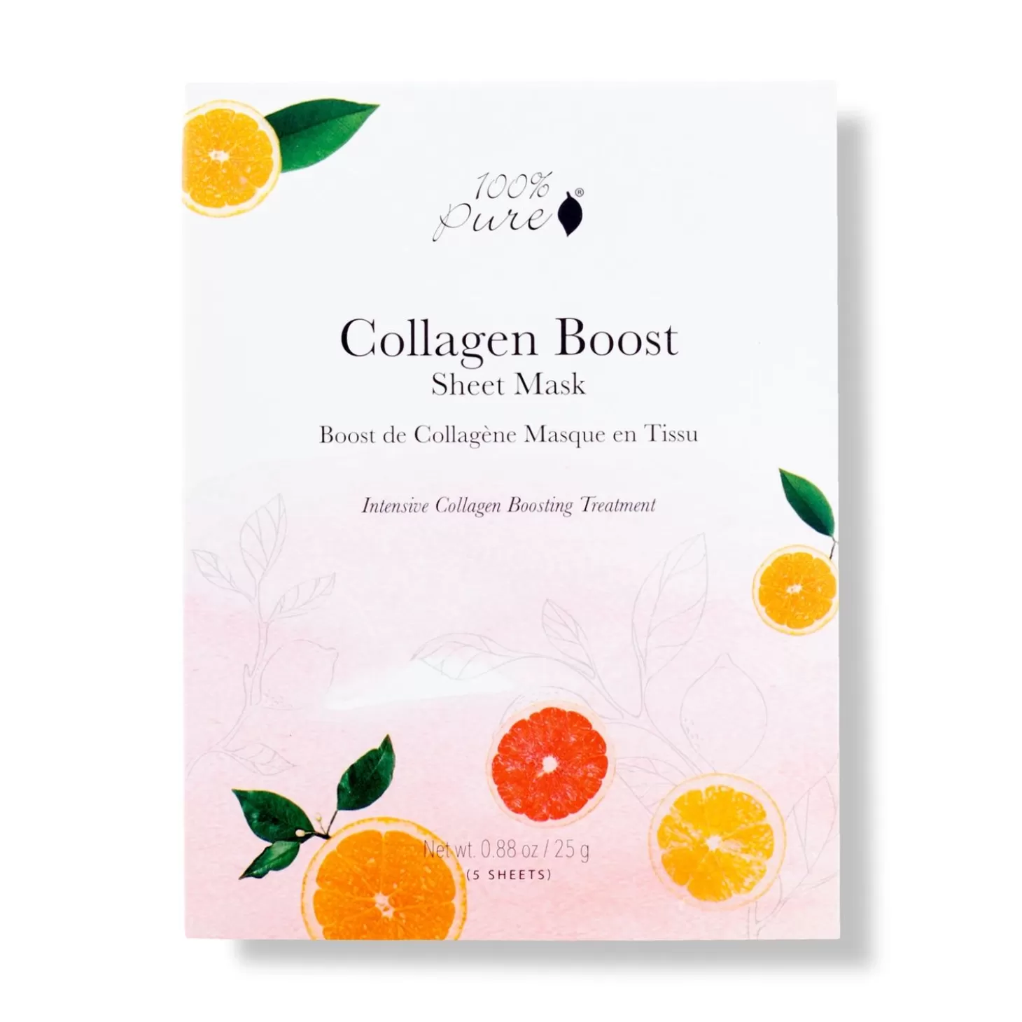 Outlet 100% PURE Collagen Boost Sheet Mask
