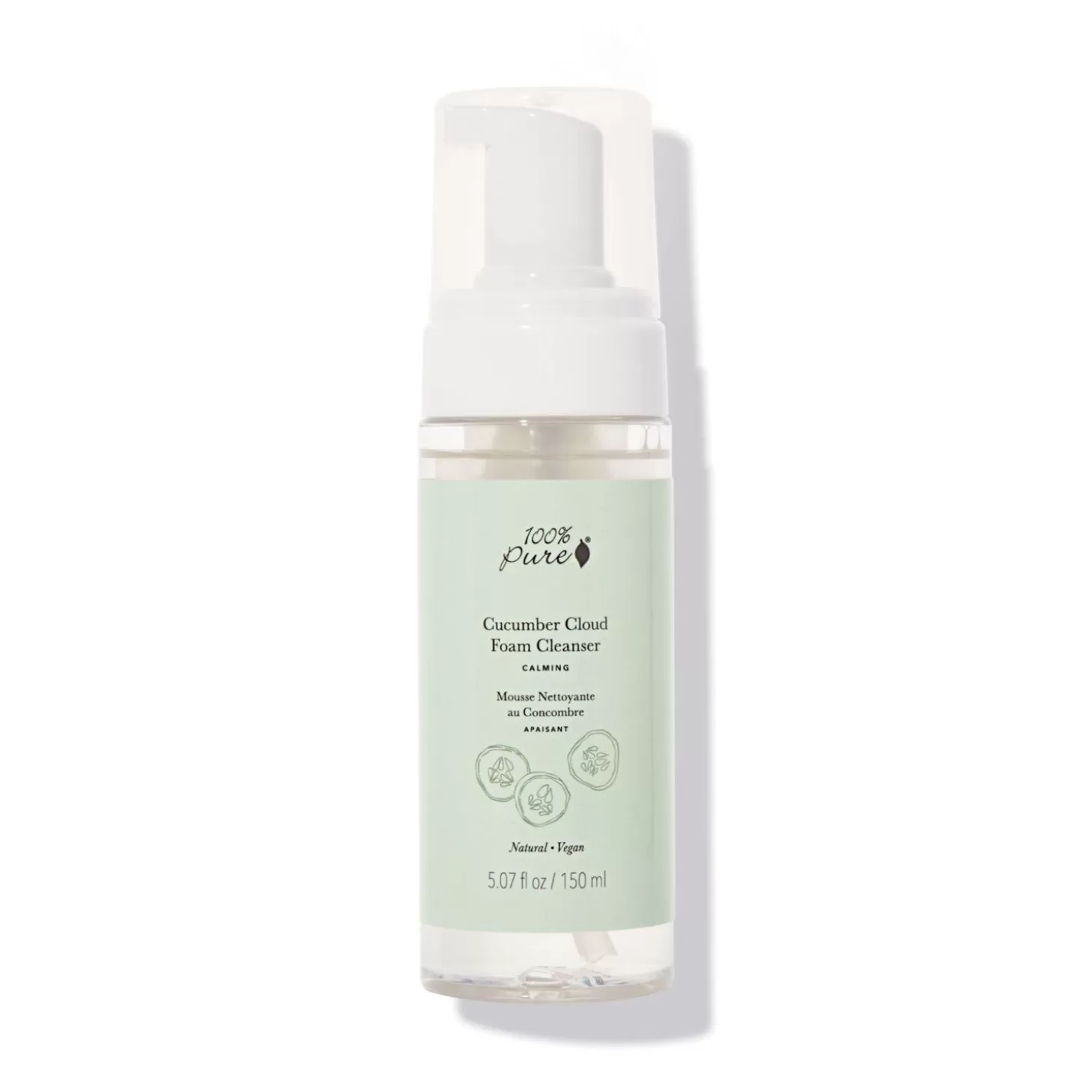 Hot 100% PURE Cucumber Cloud Foam Cleanser