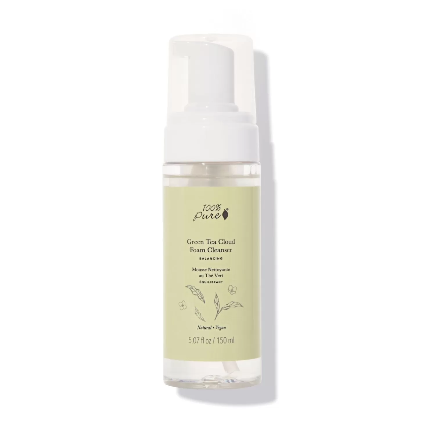 Shop 100% PURE Green Tea Cloud Foam Cleanser