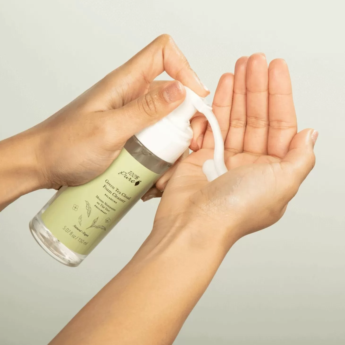 Shop 100% PURE Green Tea Cloud Foam Cleanser
