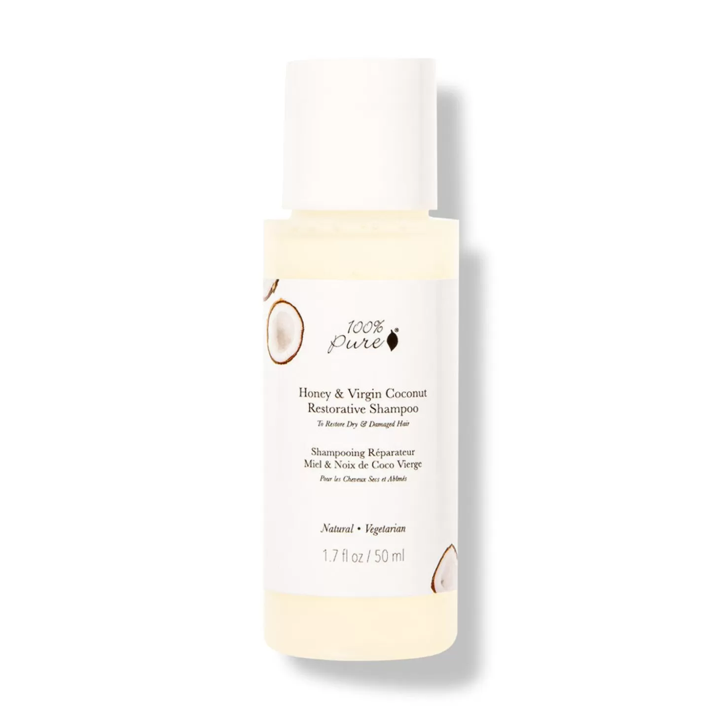 Clearance 100% PURE Honey And Virgin Coconut Restorative Shampoo