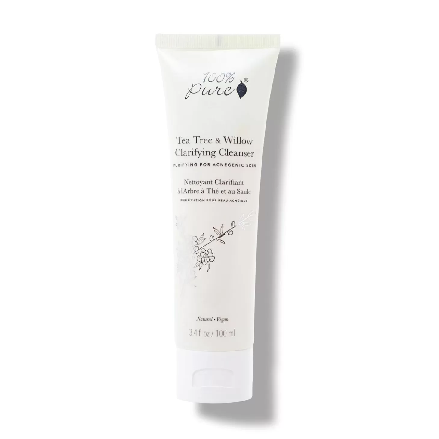 Best 100% PURE Tea Tree & Willow Clarifying Cleanser
