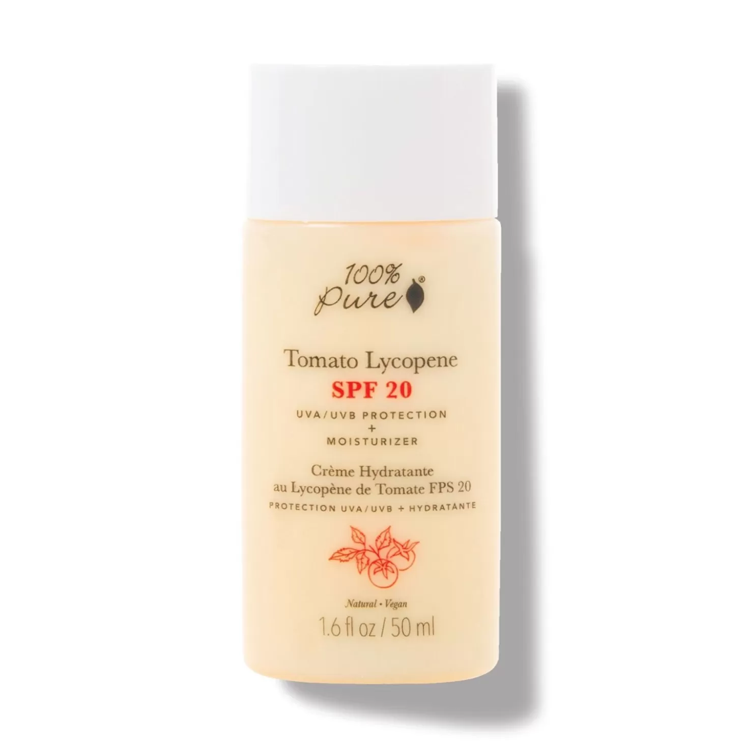 Best 100% PURE Tomato Lycopene Spf 20 Moisturizer